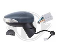 DIEDERICHS Miroir Extérieur Miroir Latéral Droit Compatible Pour Ford Fiesta VI