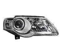 Diederichs Phare droit H7+H7 avec moteur pour VW Passat 3C B6 année de construction 05-11 avec LWR, chrome, halogène, qualité d'équipement d'origine, certifié type E