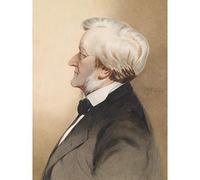 Diefenbach Portrait Composer Wilhelm Richard Wagner Premium Wall Art Canvas Print 18X24 inch Mur