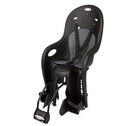 DIEFFE 8020300001 - Siège Arrière Bikey Relax RFM pour Vélo avec Roues de 26'' à 29'' Convient aux Enfants de 9 à 22 Kg avec Ancrage au Cadre en Couleur Noir/Gris