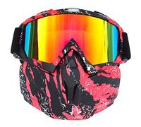 Dieffematic HXJ Lunettes de ski Lunettes de soleil motocross équitation ski snowboard lunettes de motoneige masque neige hiver ski lunettes imperméables (couleur : 1)