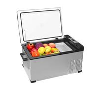 DieffematicBX Mini Frigo 25L Voiture Réfrigérateur Compresseur Universal à Double Usage Mini Cooler frezzer Boîte -20 à 20 degrés