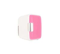 DieffematicBX Mini Frigo Car Refrigerator 4L Fridge Portable Small Refrigerator Cool Warmer Cosmetics Foods Fridge For Car (Color : Pink)