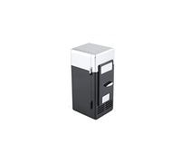 DieffematicBX Mini Frigo Fridge Refrigerator with LED Light Fridge Beverage Drink Cooler and Warmer Fridge Mini Car Refrigerator (Color : Black)