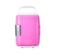 DieffematicBX Mini Frigo Mini Fridge Car Home Refrigerator Small Freezer 12V Portable Refrigerator Compressor Car Cooler for Home Vehicles Truck Boat (Color : Pink)