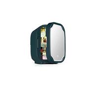 DieffematicBX Mini Frigo Mini Refrigerator with LED Light Cosmetic Skincare Refrigerators Makeup for Home Office and Car Portable Fridge Cooler Warme (Color : Green)