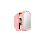 DieffematicBX Mini Frigo Mini Refrigerator with LED Light Cosmetic Skincare Refrigerators Makeup for Home Office and Car Portable Fridge Cooler Warme (Color : Pink)