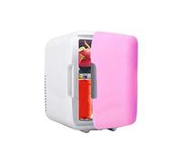 DieffematicBX Mini Frigo Portable 4L Car Freezer Fridge Refrigerator Car Home Dual Use Car Fridge Cooler Heater Universal Vehicle Parts (Color : Pink)