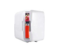 DieffematicBX Mini Frigo Portable 4L Car Freezer Fridge Refrigerator Car Home Dual Use Car Fridge Cooler Heater Universal Vehicle Parts (Color : White)