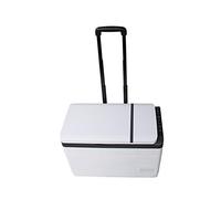DieffematicBX Mini Frigo Voiture Réfrigérateur avec chariot, réfrigérateur/congélateur à double usage Réfrigérateur, 12V / 24V Mini congélateur