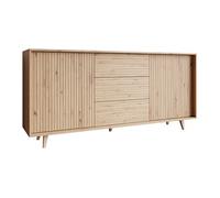 Diego - buffet - effet bois - 3 tiroirs et 2 portes - 180 cm - Bois