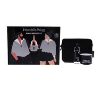 Diego Dalla Palma Black Secret Kit For Women 3 Pc 1.7oz Skin Renewing Micropeeling Cream, 1oz Uniforming Purifying Serum, Bag