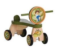 Diego Jungle Balance Bike Jungle en bois avec 4 roues 1+ G