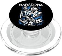 Diego Maradona Ballon de Football rétro Style années 90 PopSockets PopGrip pour MagSafe