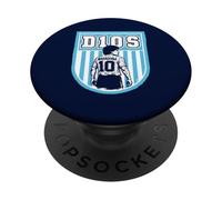 Diego Maradona D10S Badge rétro de Football PopSockets PopGrip Adhésif