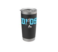 Diego Maradona D10S La mano de Dios Retro Soccer Legend Gobelet isotherme en acier inoxydable double paroi