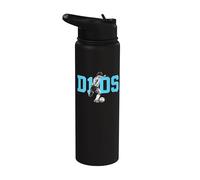 Diego Maradona D10S La mano de Dios Retro Soccer Legend Stainless Steel Insulated Water Bottle