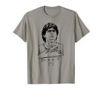 Diego Maradona Design rétro autographe T-Shirt
