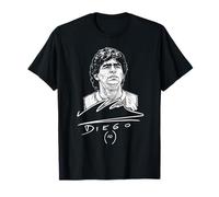 Diego Maradona Icône de Football avec autographe Vintage T-Shirt