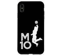 Diego Maradona M10 La Mano de Dios Logo de Football Main de Dieu Coque pour iPhone XS Max