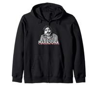 Diego Maradona Vintage Cigar Retro Soccer Icône Sweat à Capuche