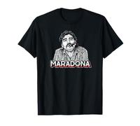 Diego Maradona Vintage Cigar Retro Soccer Icône T-Shirt