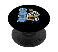 Diego Maradona Vintage D10S 1986 Champion du Monde Rétro Football PopSockets PopGrip Adhésif