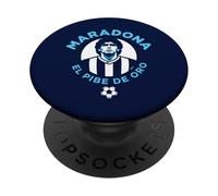 Diego Maradona Vintage El Pibe De Oro Joueur de Football Rétro PopSockets PopGrip Adhésif