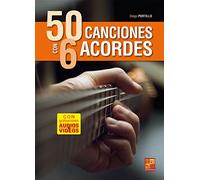 Diego Portillo: 50 Canciones Con 6 Acordes (Book/DVD). Partitions pour Guitare