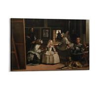 Diego Velazquez Las Meninas Reproduction De Peintures À L'huile De, Impression Sur Toile, Décoration Murale Pour La Maison Et Le Bureau