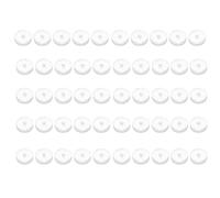 DIEKE 50 x 7 mm Disque transparent Stabilisateur de boucle d'oreille en silicone transparent Boucles d'oreilles arrière pour piercing Bumps