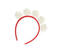 DIEKE Décorations de Noël Arbre de Noël/Père Noël Serre-tête avec poudre scintillante pour fête, rassemblement, festival, célébration