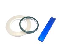 DIEKE Ensemble de blocs d'épissure de ruban de 1/4 10 pouces et bloc professionnel en métal pour ruban adhésif ouvert