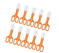 DIEKE Gogga Lot de 10 ciseaux attrape-griffes Pince à épiler Pince à épiler Pince à jouets pour enfants Outil de nettoyage pour animaux de compagnie professionnels