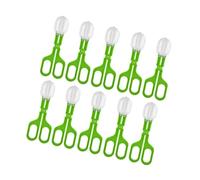 DIEKE Gogga Lot de 10 ciseaux attrape-griffes Pince à épiler Pince à épiler Pince à jouets pour enfants Outil de nettoyage pour animaux de compagnie professionnels