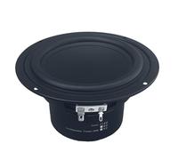 DIEKE Haut-parleurs de caisson de basses de 13 cm pour projets et performances sonores supérieures, design en métal, haut-parleur basse