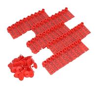 DIEKE Lot de 100 pinces à oreilles pour animaux d'élevage et de gestion des moutons - Convient pour étiqueter les oreilles des bovins et des cochons