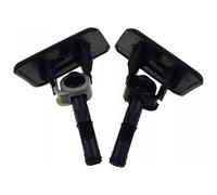 DIEKE Lot de 2 couvercles de buse de phare avant précis pour I40 2011-2014 véhicules 986803Z000 986903Z000 Noir