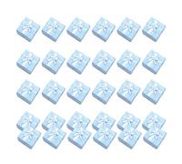 DIEKE Lot de 30 petites boîtes de rangement en carton avec couvercle et nœud pour bagues, pendentifs, colliers, boucles d'oreilles, bijoux, taille unique, Comme décrit