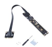 DIEKE Petit adaptateur PCIe mâle vers clé M femelle PCIE vers M Key M Risers Convertisseurs pour testeur PCIE Extender
