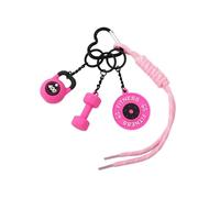 DIEKE Porte-clé en PVC étanche inspiré de Athletic Gear - Matériaux robustes - Décoration sportive - Pour sacs de sport ou accessoires personnalisés, F, taille unique