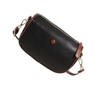 DIEKE Sac à bandoulière en cuir pour femme avec sangle réglable - Petit sac à main tendance - Sac à main à bandoulière - Sacs à main, Noir , One Size