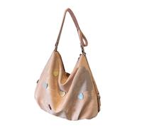 DIEKE Sac à main décontracté élégant pour femme - Grande capacité - En polyuréthane - Pour le travail, l'école et l'extérieur - Bandoulière réglable, b, One Size