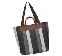 DIEKE Sac à main pour femme de grande capacité, couleur contrastée, rayures sous les aisselles, sac à main assorti pour les trajets au navette, grande capacité, épaule avec poignée supérieure pour les