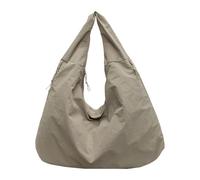 DIEKE Sac à provisions pratique pour femme, sac à main décontracté avec poignée sur le dessus, grande capacité, sacs de courses pour un rangement organisé, beau sac pour ordinateur portable, kaki, One