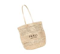 DIEKE Sac de plage creux pour femme élégant et sophistiqué - Pratique - Intérieur spacieux - Bandoulière ergonomique - Sac de plage creux doublé, Ow, One Size