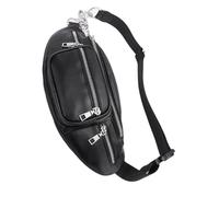 DIEKE Sac de poitrine rétro élégant léger et résistant à l'usure en polyuréthane pour étudiants et usage quotidien Sac à bandoulière rétro pour femme