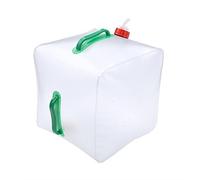 DIEKE Seau à eau pliable avec robinets, sac à eau portable pour l'extérieur, le camping, la randonnée, les pique-niques, sac portable avec distributeur de robinet