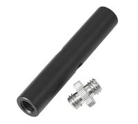 DIEKE Tube d'extension femelle 3/8 vers mâle - Trou de fixation facile - Tige en alliage d'aluminium de 15 mm pour trépied d'appareil photo - Adaptateur d'extension à vis