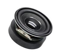 DIEKE Woofer rond haute sensibilité 52 mm 4 Ohm 5 W Construction en métal Corne basse fréquence complète pour les amateurs de son Woofer rond
